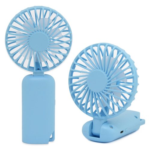Mini elektromos asztali/kézi ventilátor – 3 fokozatú légáram