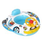 Baby Boat – autó formájú felfújható beülős úszógumi kormánnyal